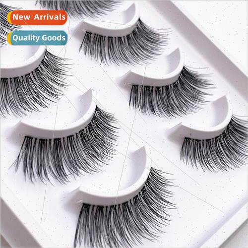 Clear Stem False Eyelash Soft & Natural Hand-Tufted False Ey