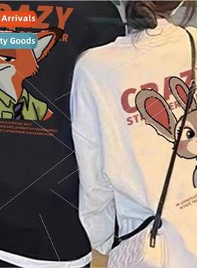 Autumn winter 2023  pullover sweater couple rabb fox tops me