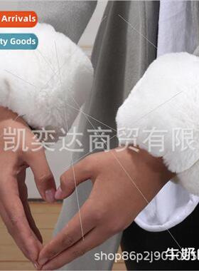 Fur Sleevelet Hand Ring Mouth Wrist Imation Fur Fox Plush Ha