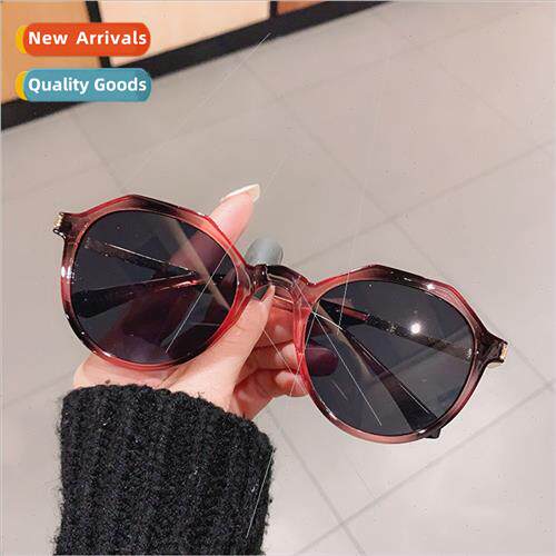 new retro large frame square frosted sunglasses female nd se