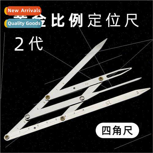 Generation 2 Golden Ratio Measuring Ruler Drawing Eyebrow Po