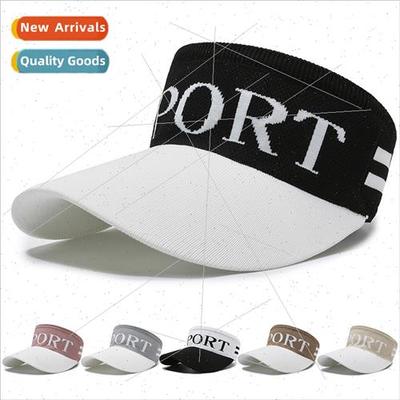 Hat female summer color collision hollow top hat Korean  sun