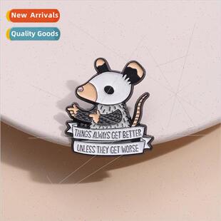 Personalized design with spiked mice punk  cartoon animals a