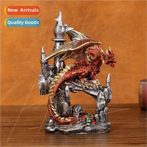New castle dragon Halloween ornament ghost festival resin cr