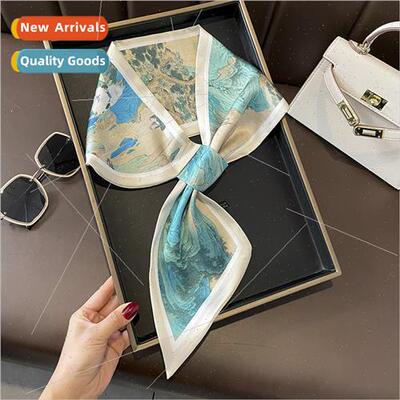 wind mountains rivers spring summer double satin lazy cross