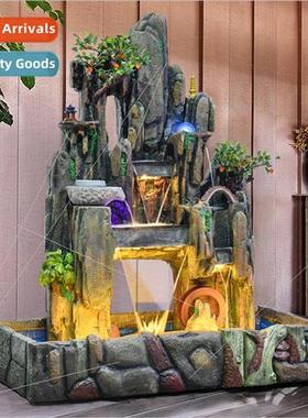 Feng Shui wheel ornaments Chinese large rockery running wate