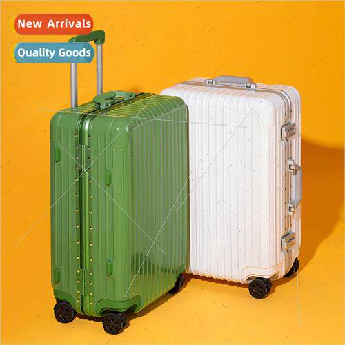 Aluminum frame luggage narrow frame 20 inch boarding box fem