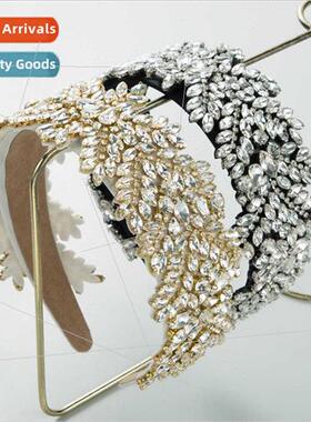 Europe fashion  heavy-duty high-level sense headdress rhines