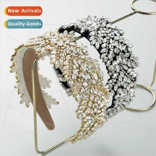 Europe fashion  heavy-duty high-level sense headdress rhines
