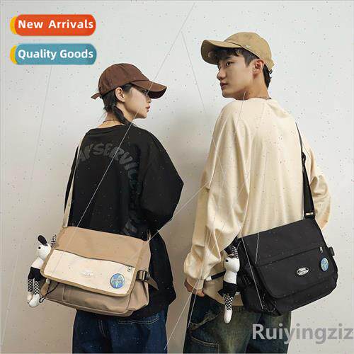 ins large-capacy canvas bag classroom bag female Mori tide s