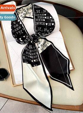 New simulation silk small silk scarf holiday gifts 2021 Kore