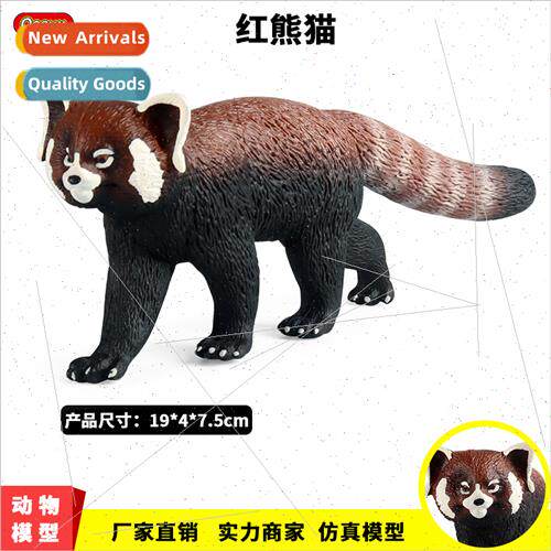 animal model toys big red panda kten bear nine bear decorati