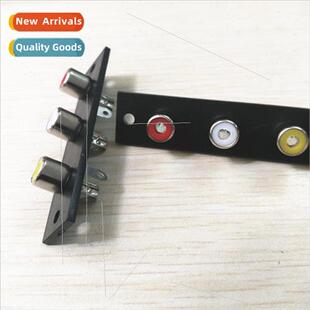 3-hole 3-connection 3-posion RCA socket Lotus socket Audio/V