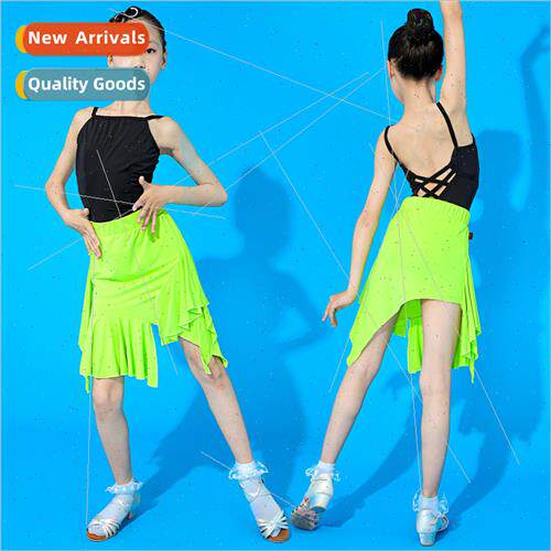 Step by step children Latin dance skirt female Latin dance c