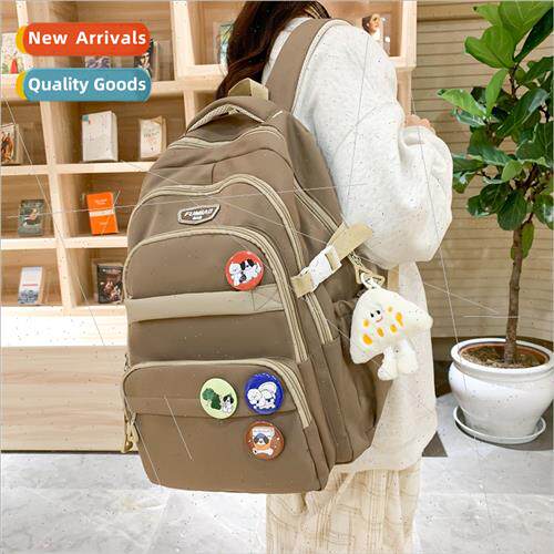 new cute middle school students schoolbag female five or six