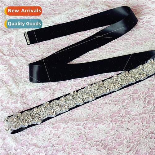 XW65 Bridal Waistband Europe Hand Sewn xury Rhinestone Belt