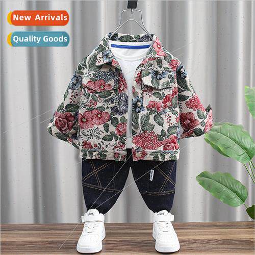 Boys fall jacket 2023 new fashionable little boy baby jacket