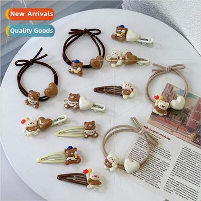Milk curry children hair clips broken hair side bangs clip g