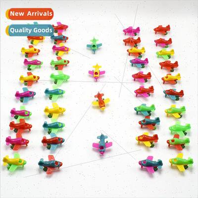 New mini plastic wide mouth small plane glider airplane can