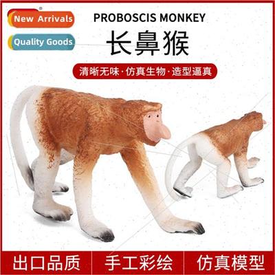 mulation wildlife toys proboscis monkey orangutan monkey gib