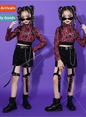 Childrens Jazz Dance Costume Girls Funky Permance Costume Gi