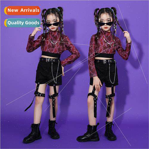 Childrens Jazz Dance Costume Girls Funky Permance Costume Gi