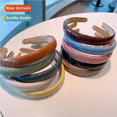 cream bright color leather simple girl versatile out headban