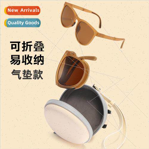 2024 air cushion folding sunglasses women premium sense fash
