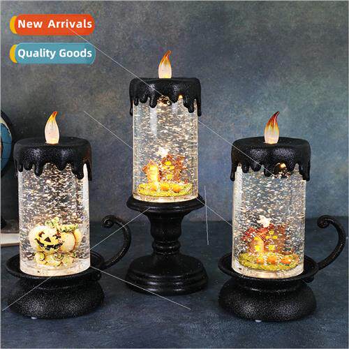 Halloween dress up props crystal pumpkin candle lights Hallo