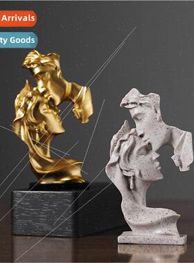 Modern Mini Couple A Kiss Resin Crafts ving Room Bedroom Des