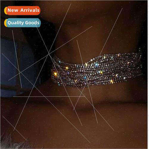 Europe luxury multi-layer diamond necklace dazzling light fl