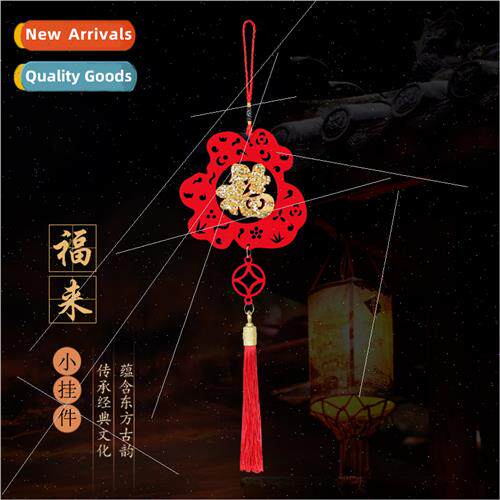 Big red lucky decorative supplies bonsai e hanging decoratio