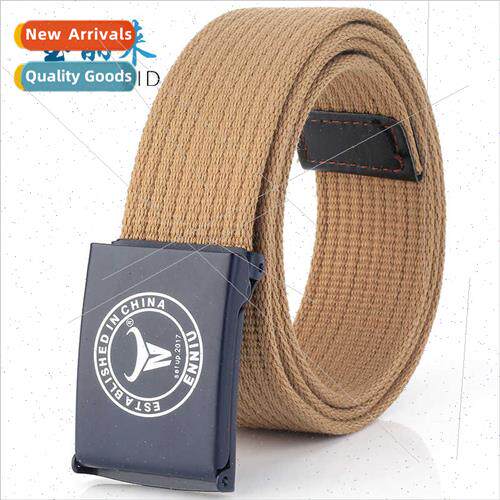 Nylon canvas belt Korean hundred men women students belt gif