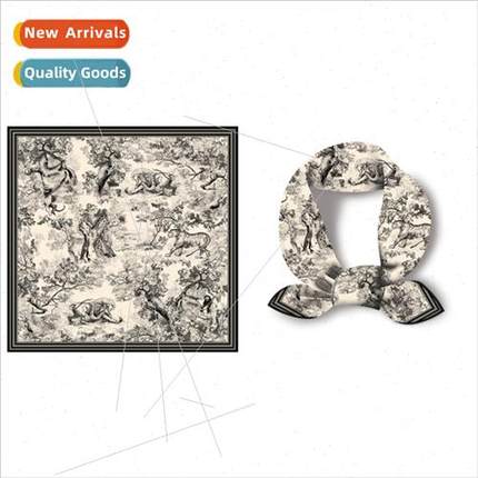 New Malaysia silk scarf square scarf ~ decorative tie bag ti