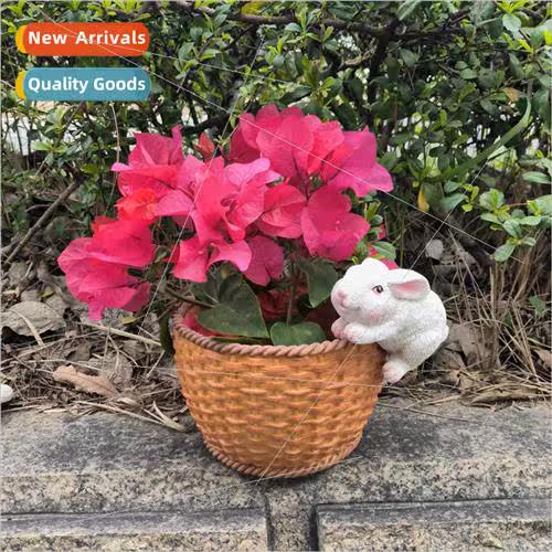 American Europe rabb flower pot creative home living room ba