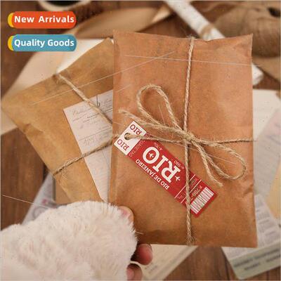 zakka retro kraft paper creative envelope nostalgic postcard