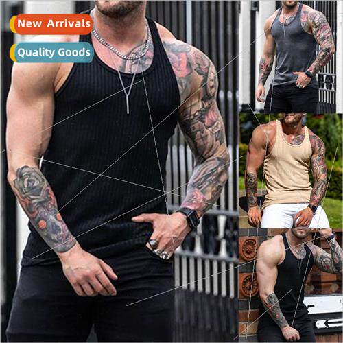 2023 Tank Top Men Workout Tank Top Sleeveless Running Athlet