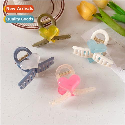new back head love headdress cute shark clip disk hairpin gi