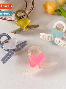 new back head love headdress cute shark clip disk hairpin gi