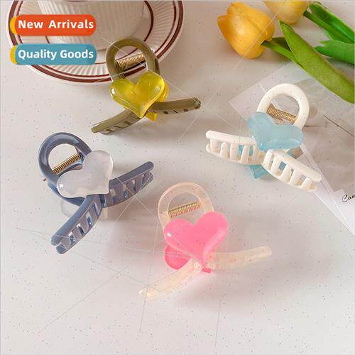 new back head love headdress cute shark clip disk hairpin gi