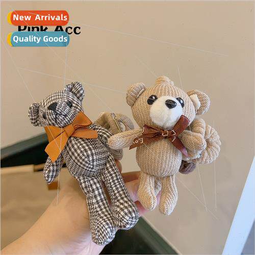 Autumn winter cute bear bow scratch clip stereo large doll h