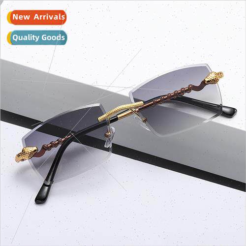 2022 new snake polygon cut edge sunglasses fashion nd sungla