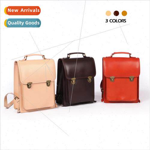 2024 Spring Leather Backpack Tree Paste Leather Travel Bag L