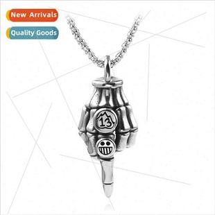 tide brsmile necklace Europe middle States vertical fin Uned