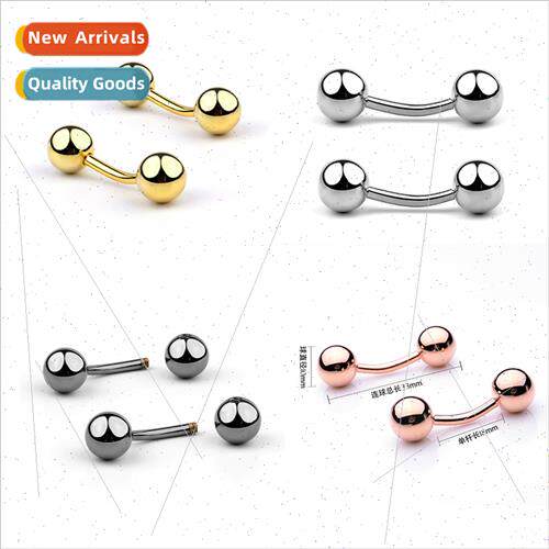 cufflinks rose gold double head round ball screwable cufflin