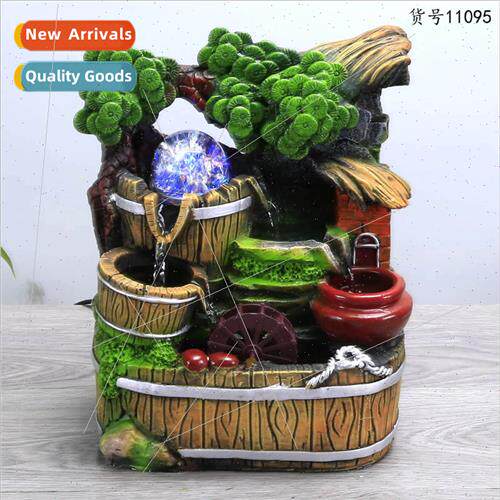 Living room wigwam flowing fountain ornaments home decoratio
