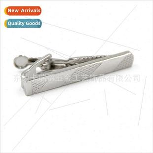 high metal copper June clip glossy tie men new