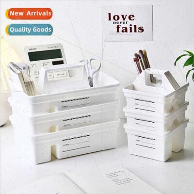ze double compartment portable desktop compartment organizer