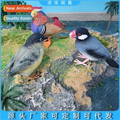 Flying birds birds animal model ornaments toys mandarin duck