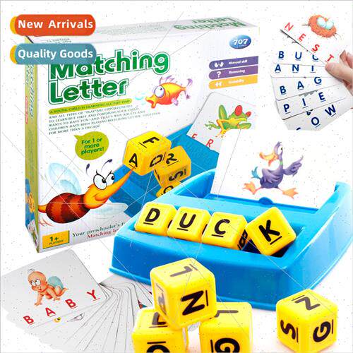 707-18  table games letters match spell words happy learning